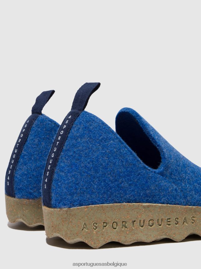 chaussures Asportuguesas chaussures de ville bout rond bleu Hommes BXRT6Z209