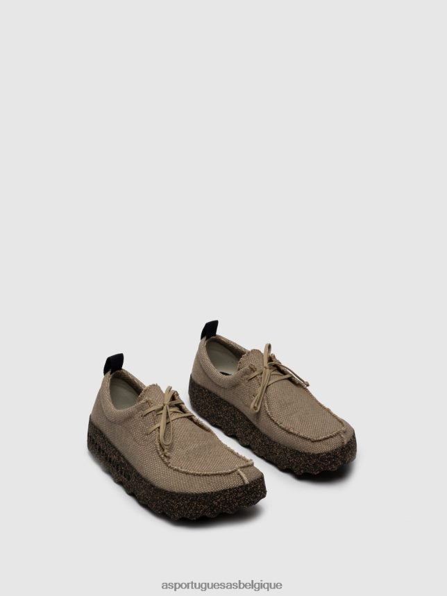 formateurs Asportuguesas baskets à lacets chat sable brun Hommes BXRT6Z194