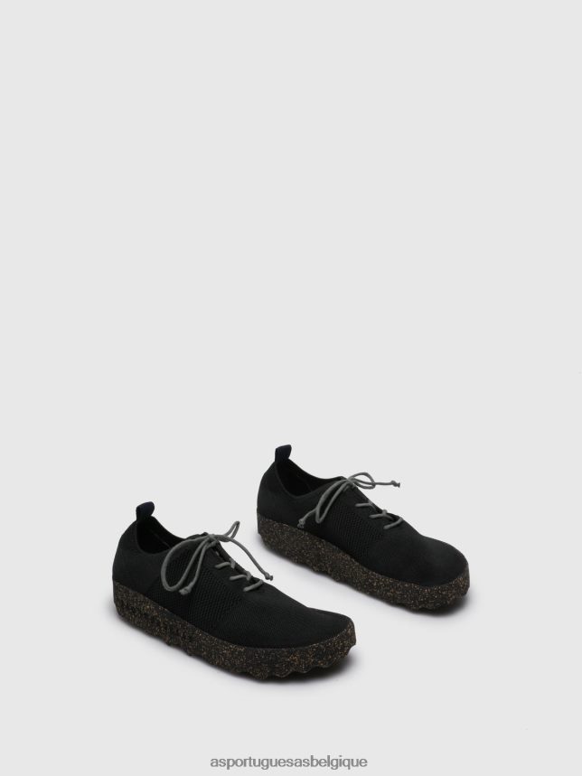 formateurs Asportuguesas code des baskets à lacets noir Hommes BXRT6Z188