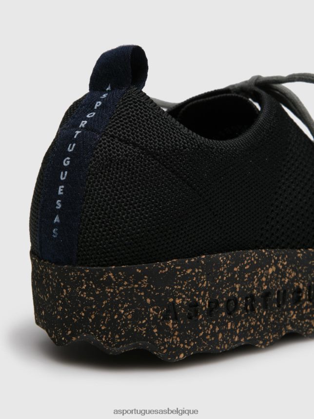 formateurs Asportuguesas code des baskets à lacets noir Hommes BXRT6Z188