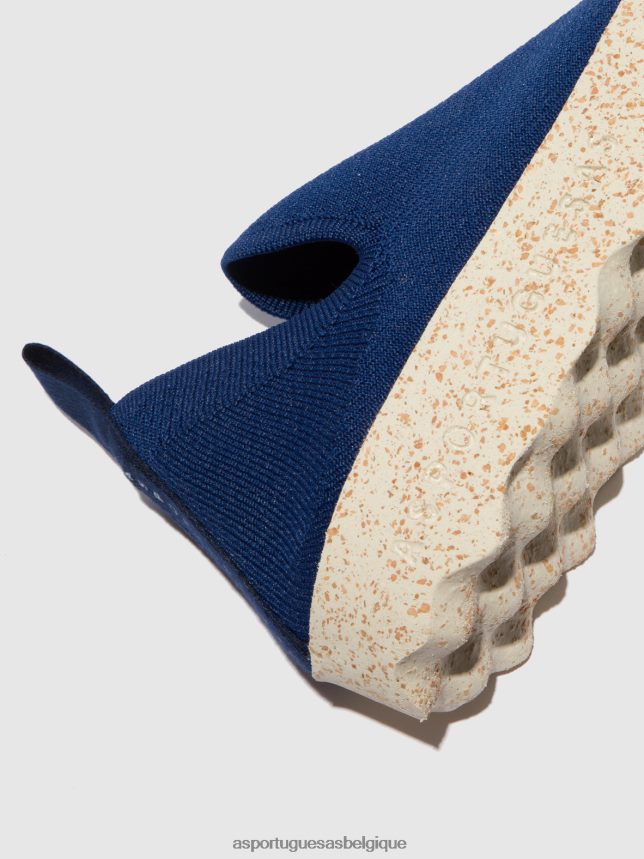 formateurs Asportuguesas entretien baskets élastiquées bleu marine s.cafe stretch Hommes BXRT6Z189