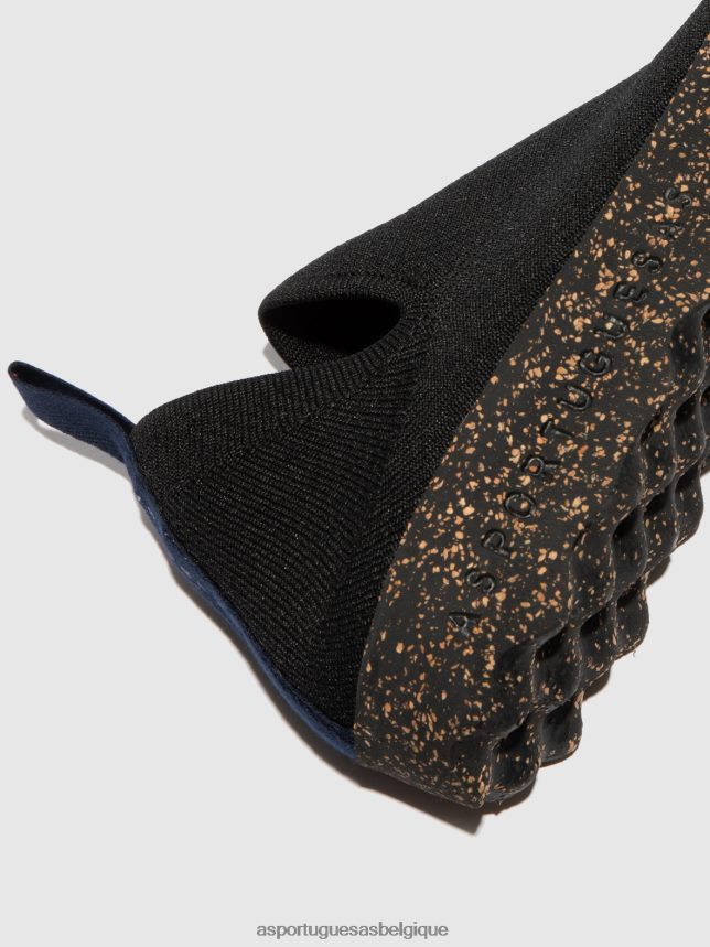 formateurs Asportuguesas entretien baskets élastiquées s.café noir stretch Hommes BXRT6Z190