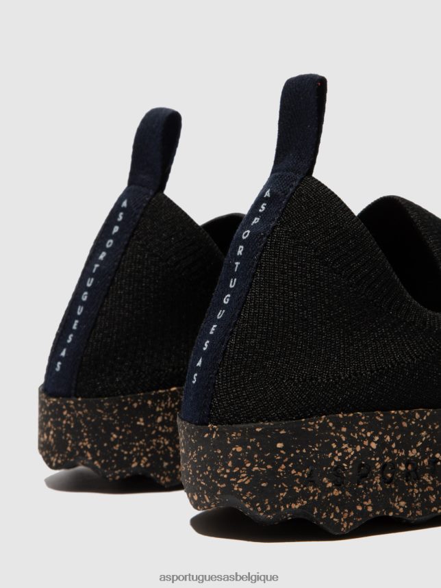 formateurs Asportuguesas entretien baskets élastiquées s.café noir stretch Hommes BXRT6Z190