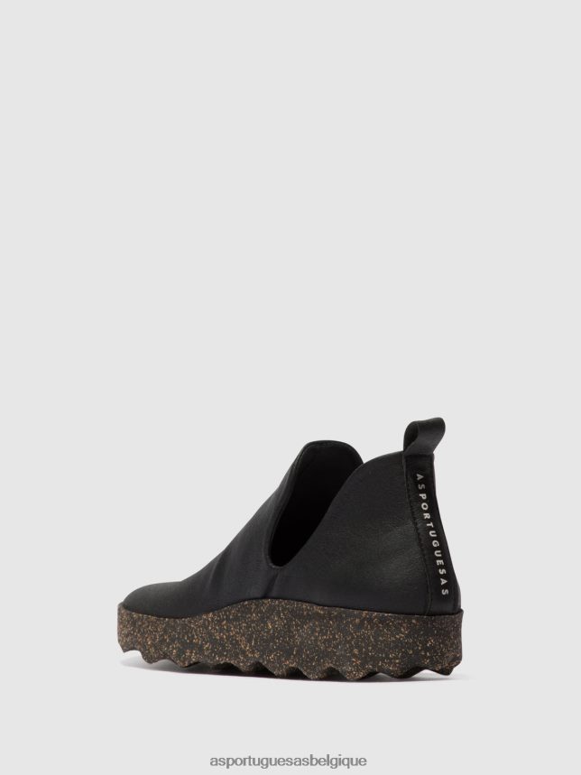 formateurs Asportuguesas ville baskets sans lacets noir Hommes BXRT6Z205