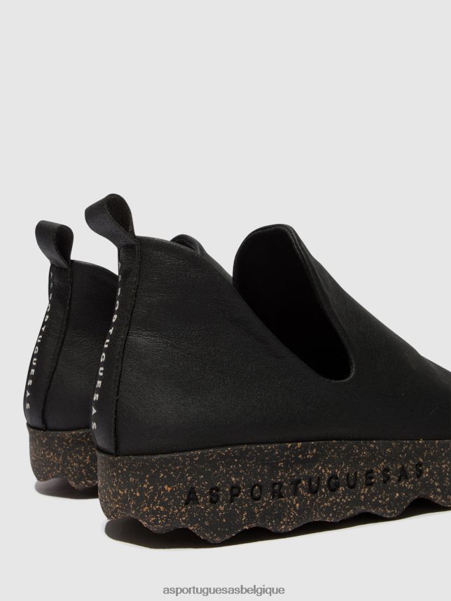 formateurs Asportuguesas ville baskets sans lacets noir Hommes BXRT6Z205