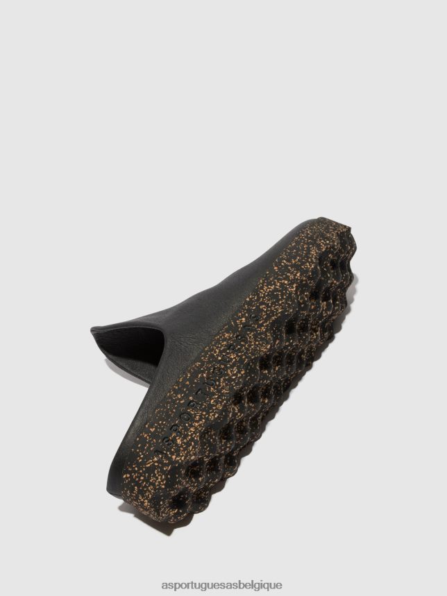 mules Asportuguesas mules à enfiler argile noir Hommes BXRT6Z213