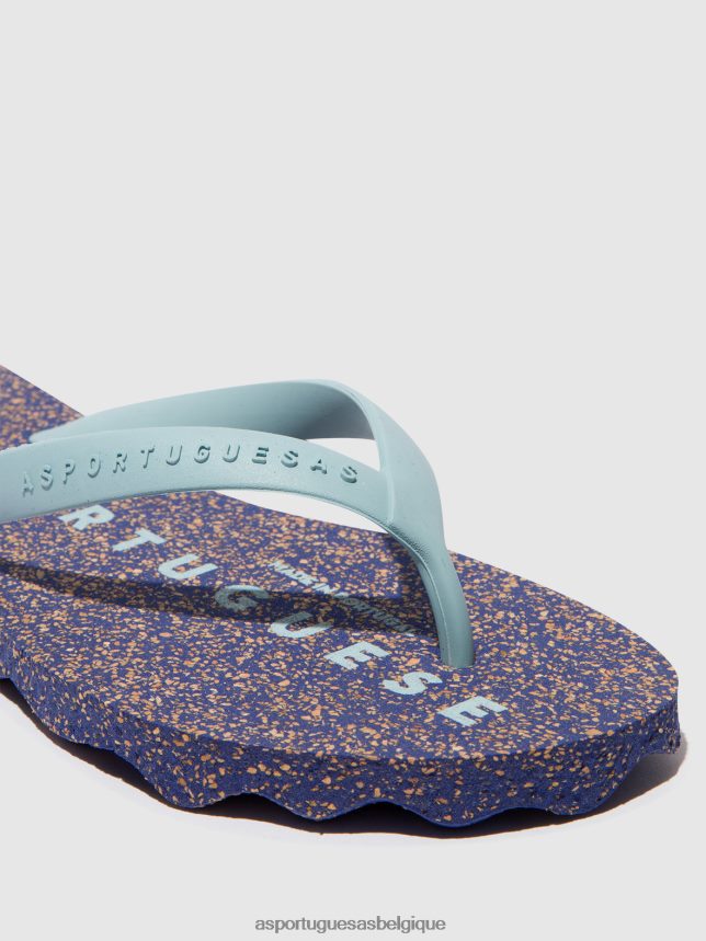 tongs Asportuguesas base de tongs de plage bracelet bleu & nuage Hommes BXRT6Z180
