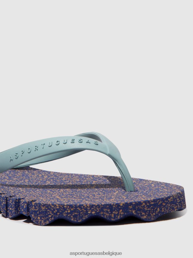 tongs Asportuguesas tongs de plage cahoteuses bracelet bleu & nuage Hommes BXRT6Z181