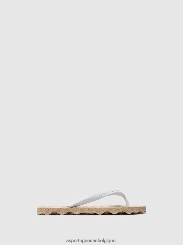 tongs Asportuguesas tongs de plage tortue bracelet naturel et blanc Hommes BXRT6Z185